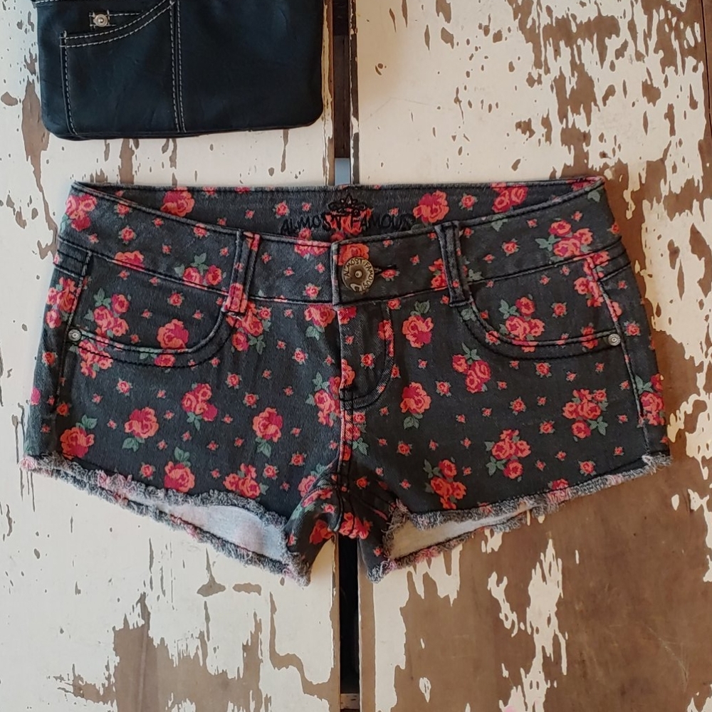 Almost Famous Flower Child Festival Cheeky Shorts - Low Rise!